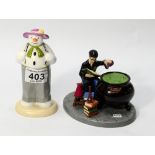 Royal Doulton figure of Harry Potter Struggling through Potions Class (with cert) and Coalport