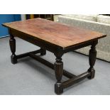 19th Century Oak Refectory dining table