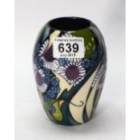 Moorcroft New Zealand Campbell Island vase Ltd Edition 13cm tall