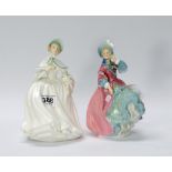 Royal Doulton figures Spring Morning HN1922 and Jessica HN3169 (2)
