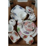 A collection of Royal Albert pottery to include Lady Carlyle cups and saucers,