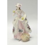 Coalport Figure The Flower Seller, Compton and Woodhouse Ltd Edition ,