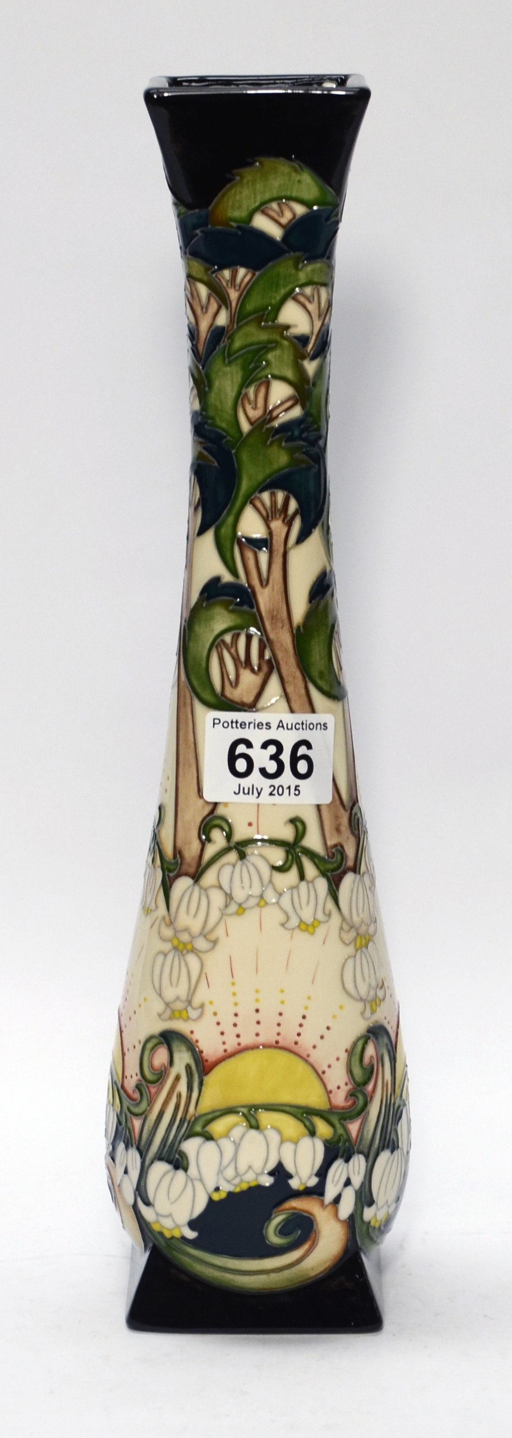 Moorcroft The Valleys vase Ltd Edition 35cm tall