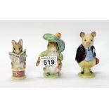 Beswick Beatrix Potter figures Pigling Bland BP2 (both ears re-stuck),