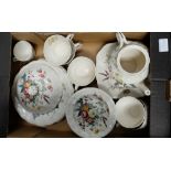 A collection of Spode Gainsborough tea & dinner ware  (21)