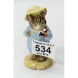 Royal Albert Beatrix Potter Figure Tom Kitten with Butterfly BP6A