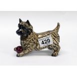 Beswick Cairn Terrier with Ball 1055A ( tiny nip to ear)