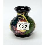 Moorcroft Queens Choice vase 9cm tall