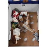 A collection of Beswick items to include Spaniel 1054, Kangaroo 2312,