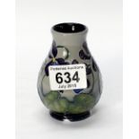 Moorcroft Shrinking Violet vase Ltd Edition 10cm tall