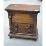 Inlaid Pine Apprentice small chest of drawers