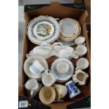 A collection of pottery to include Royal