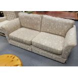 quality Dralon three seater settee