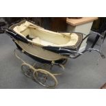 20th Century Royal hand built dolls pram (in need of slight repair)