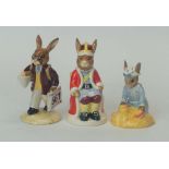 A collection of Royal Doulton Bunnykins to include Seaside (with cert),