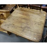 19th century french oak extending dining table (in need of some attention)
