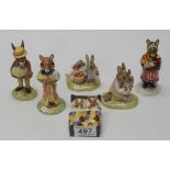 Royal Doulton Bunnykins figures to include Ankhesenamun DB295 (with cert),