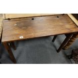 Old pine school desk