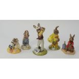 Royal Doulton Bunnykins figures to include William Listening DB442 (with cert),