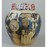 Moorcroft Bullnose Morris Ginger Jar limited edition 25cm tall