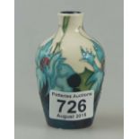 Moorcroft Sea Holly Vase 9cm tall