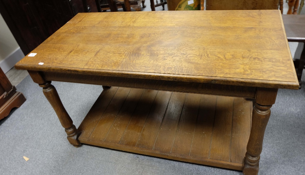 Oak large side table