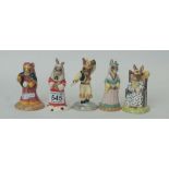 A collection of Royal Doulton Bunnykins to include Judge DB188, Fortune Teller DB218,
