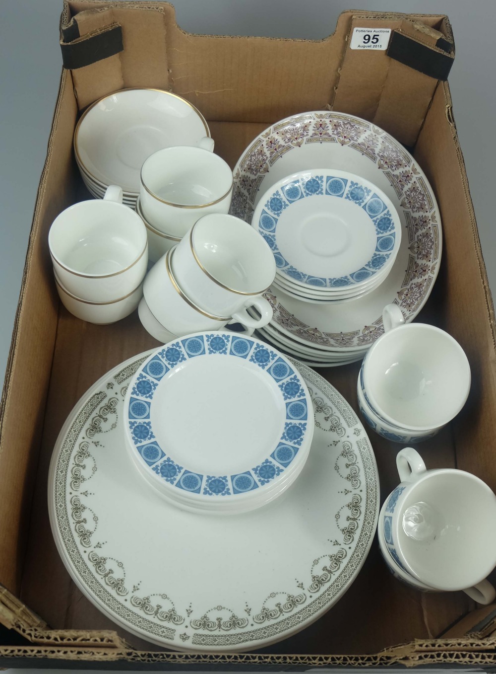 A collection of pottery to include Wedgw