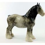 Beswick Rocking horse grey Shire Horse 818