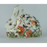 Royal Crown Derby Paperweight Meadow Rabbit,