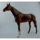 Beswick Chestnut large Racehorse 1564