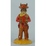 Royal Doulton Bunnykins Cowboy DB201 limited edition for UKI ceramics (boxed with cert)