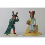 Royal Doulton limited edition Bunnykins figures Matador DB281 and Egyptian DB314 (2) (with