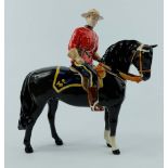 Beswick Mountie on black horse 1375