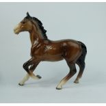 Beswick rare horse stocky jogging mare 855 , first version (restored legs and ears and unmarked)