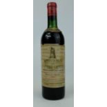 A vintage bottle of red wine Grand Vin D