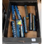 A collection of OO gauge railway models