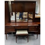 Stag mahogany two door wardrobe ,