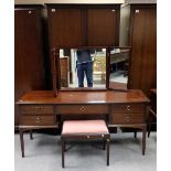 Stag mahogany two door wardrobe ,