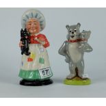 Royal Doulton figure Old Mother Hubbard and Cartoon Spike & Tyke boxed (2)
