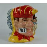 Royal Doulton Large Sized Two Sided Character Jug Punch and Judy D6946 Ltd Edt with certificate