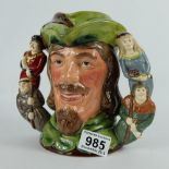 Royal Doulton Large Sized Two Handled Character Jug Robin Hood D6998 Ltd Edt with certificate