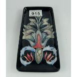 Moorcroft oblong dish decorated in the snakeskin design, length 20cm ,