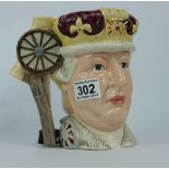 Royal Doulton large two sided character jug George III & George Washington D6749