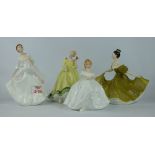 A collection of Royal Doulton figures to include Carol HN2961, Heather HN2956,