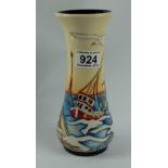 Moorcroft limited edition Out at Sea vase height 21cm