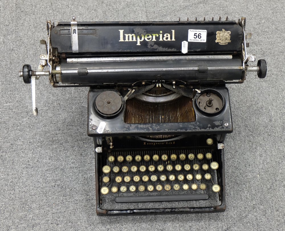 Imperial manual typewriter