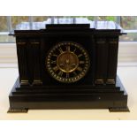 A Stone Art Deco Mantle clock
