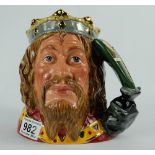 Royal Doulton Large Sized Character Jug King Arthur D7055 Ltd Edt with Certificate