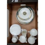 A collection of Royal Doulton dinnerware to include Carnation teaware and mixed dinner plates to